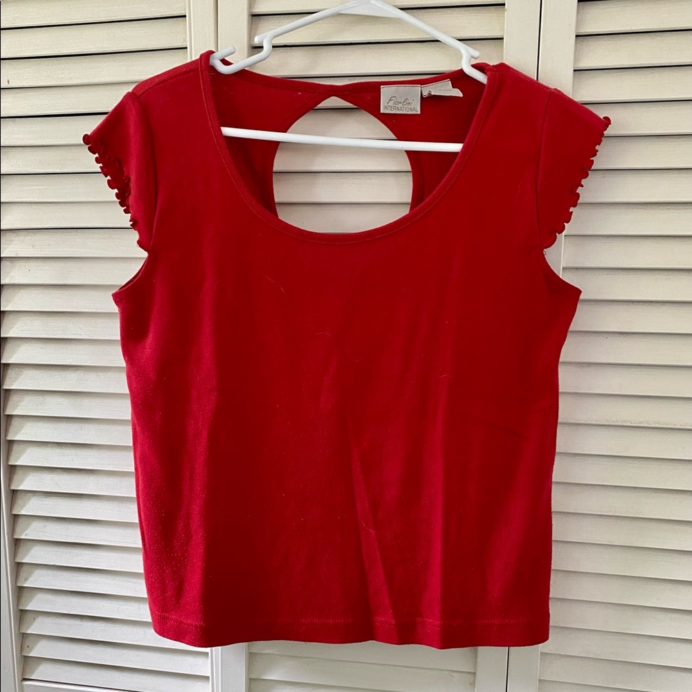 Vintage 90s Red Top